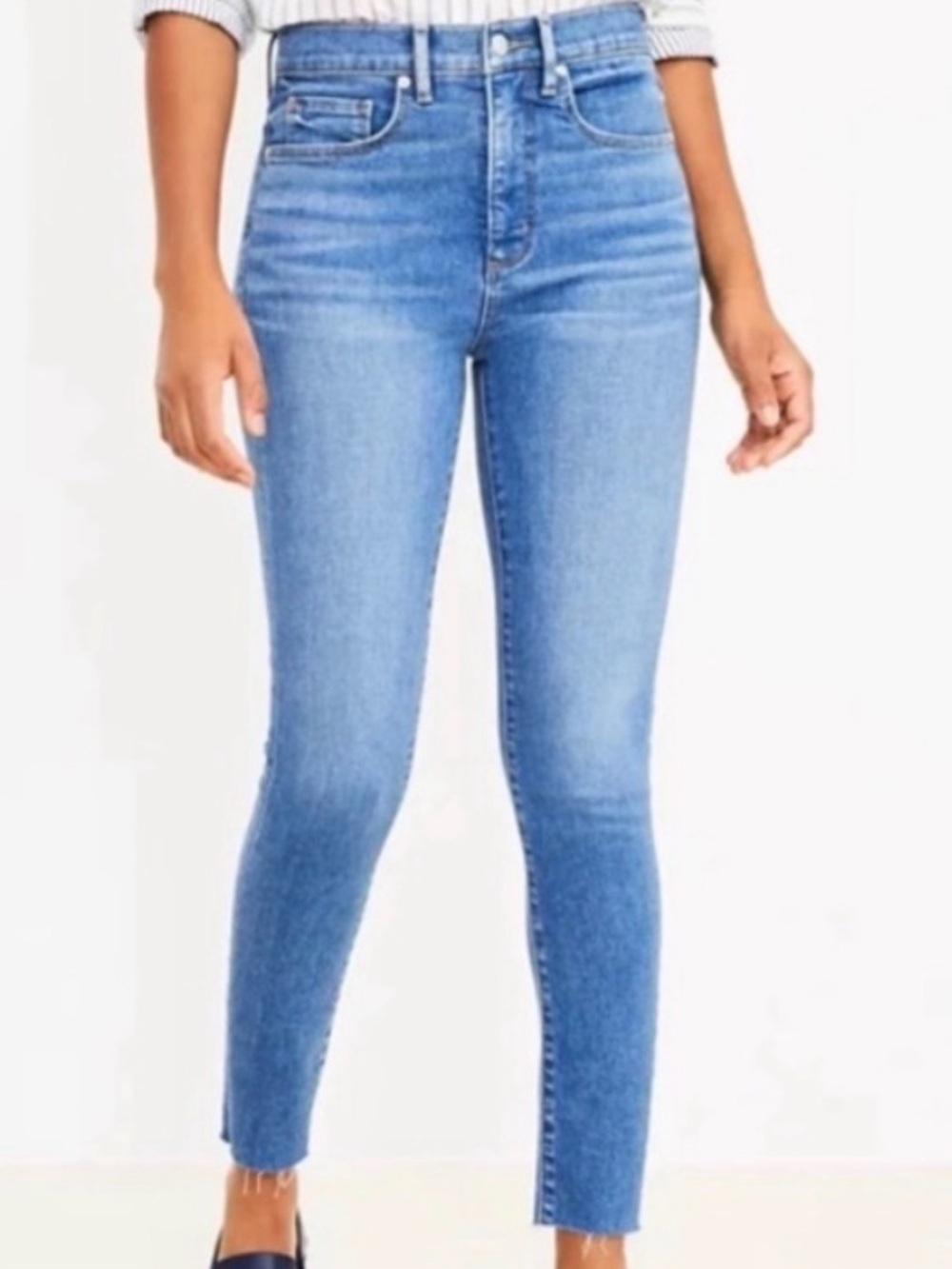LOFT The Skinny Jeans - Light Wash (6/28)